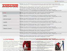 Tablet Screenshot of andaime.com.br